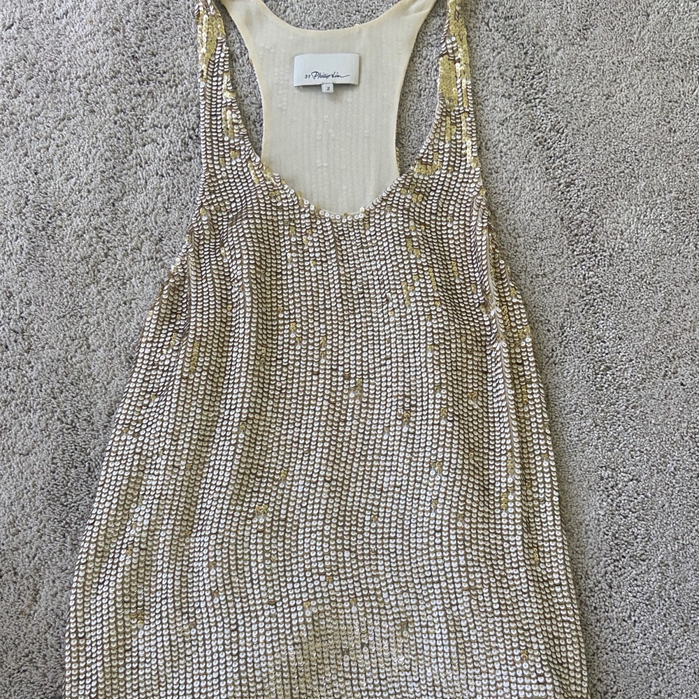 3.1 Phillip Lim Sequin Top